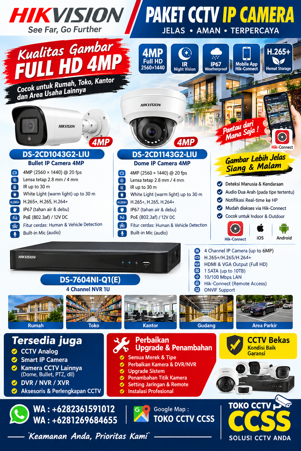 cctv ip kamera lebih jernih